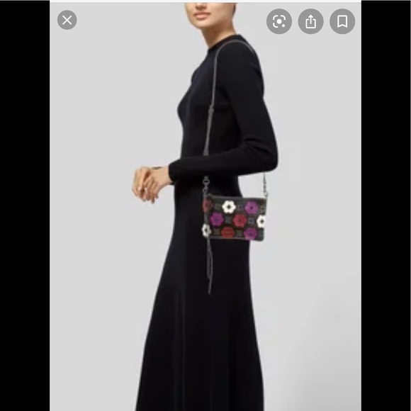 🌺 Rebecca Minkoff Jon Floral Appliqué Crossbody - Picture 3 of 11